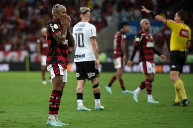 Rio de Janeiro, Rio de Janeiro, Brezilya - 02 Kasım 2022. Maracana Stadyumu 'ndaki Brezilya Şampiyonası için Flamengo x Corinthians. 