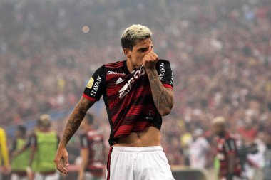 Rio de Janeiro (RJ), 19.10.2022 - Maracana 'daki Copa do Brasil finali için Flamengo x Corinthians arasında maç.