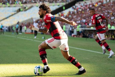 Rio de Janeiro (RJ), 30.04.2023 - Flamengo x Botafogo - Brezilya Şampiyonası için Flamengo x Botafogo maçı. 