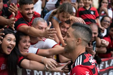 Rio de Janeiro (RJ), 12.11.2022 - Brezilya Maracana Şampiyonası için Flamengo x Ava ile maç. 