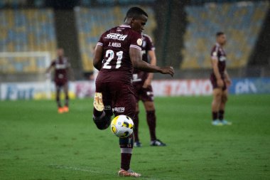 Rio de Janeiro, Rio de Janeiro, Brezilya - 28 Eylül 2022. Maracana Stadyumu 'nda Brezilya Şampiyonası için Fluminense x Juventude.