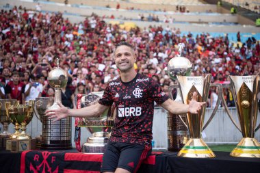 Rio de Janeiro (RJ), 12.11.2022 - Brezilya Maracana Şampiyonası için Flamengo x Ava ile maç. 