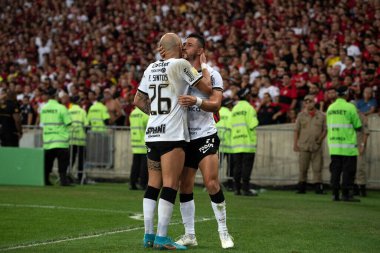 Rio de Janeiro (RJ), 19.10.2022 - Maracana 'daki Copa do Brasil finali için Flamengo x Corinthians arasında maç.