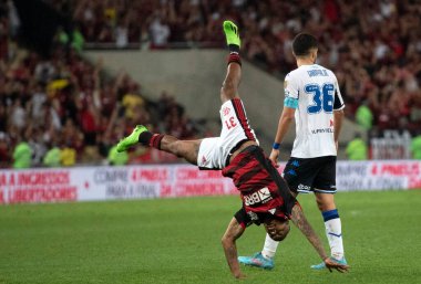 Rio de Janeiro, Rio de Janeiro, Brezilya - 07 Eylül 2022: Flamengo x Velez Sarsfield maçı. Libertadores yarı finali, Maracana Stadyumu 'nda. 
