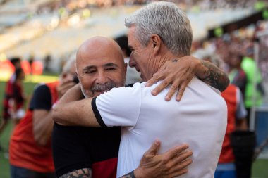 Rio de Janeiro (RJ), 30.04.2023 - Flamengo x Botafogo - Brezilya Şampiyonası için Flamengo x Botafogo maçı. 