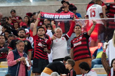 Rio de Janeiro, Rio de Janeiro, Brezilya - 02 Kasım 2022. Maracana Stadyumu 'ndaki Brezilya Şampiyonası için Flamengo x Corinthians. 