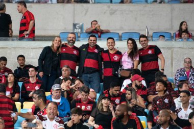 Rio de Janeiro, Rio de Janeiro, Brezilya - Ekim 05, 2022. Flamengo x Maracana Stadyumu 'ndaki Brezilya Şampiyonası için.