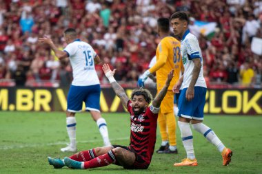 Rio de Janeiro (RJ), 12.11.2022 - Brezilya Maracana Şampiyonası için Flamengo x Ava ile maç. 