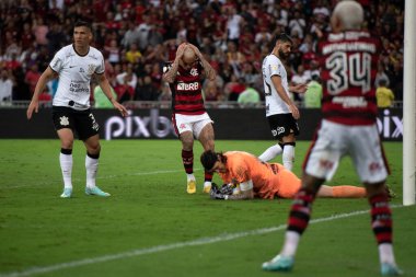 Rio de Janeiro, Rio de Janeiro, Brezilya - 02 Kasım 2022. Maracana Stadyumu 'ndaki Brezilya Şampiyonası için Flamengo x Corinthians. 