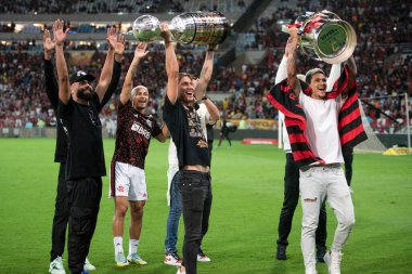 Rio de Janeiro, Rio de Janeiro, Brezilya - 02 Kasım 2022. Maracana Stadyumu 'ndaki Brezilya Şampiyonası için Flamengo x Corinthians. 