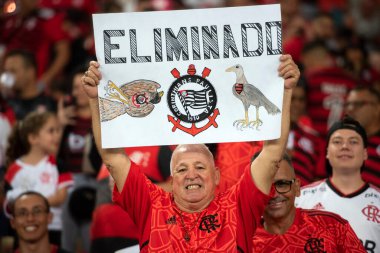 Rio de Janeiro (RJ), 19.10.2022 - Maracana 'daki Copa do Brasil finali için Flamengo x Corinthians arasında maç.