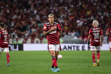 Rio de Janeiro, Rio de Janeiro, Brezilya - Ekim 01, 2022. Flamengo x Bragantino Maracana Stadyumu 'ndaki Brezilya şampiyonası için..