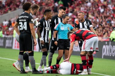 Rio de Janeiro (RJ), 30.04.2023 - Flamengo x Botafogo - Brezilya Şampiyonası için Flamengo x Botafogo maçı. 