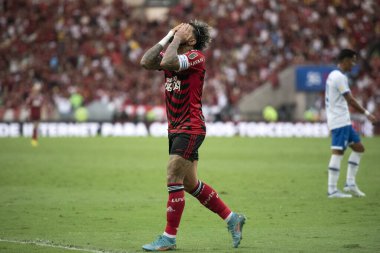 Rio de Janeiro (RJ), 12.11.2022 - Brezilya Maracana Şampiyonası için Flamengo x Ava ile maç. 