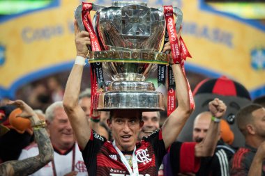 Rio de Janeiro (RJ), 19.10.2022 - Maracana 'daki Copa do Brasil finali için Flamengo x Corinthians arasında maç.