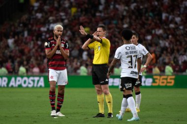 Rio de Janeiro, Rio de Janeiro, Brezilya - 02 Kasım 2022. Maracana Stadyumu 'ndaki Brezilya Şampiyonası için Flamengo x Corinthians. 