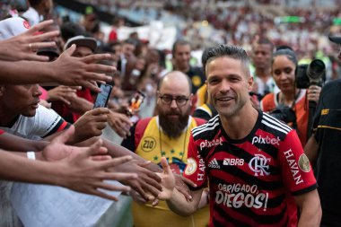 Rio de Janeiro (RJ), 12.11.2022 - Brezilya Maracana Şampiyonası için Flamengo x Ava ile maç. 