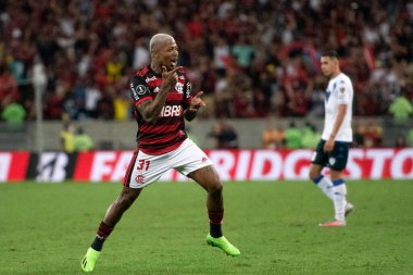 Rio de Janeiro, Rio de Janeiro, Brezilya - 07 Eylül 2022: Flamengo x Velez Sarsfield maçı. Libertadores yarı finali, Maracana Stadyumu 'nda. 
