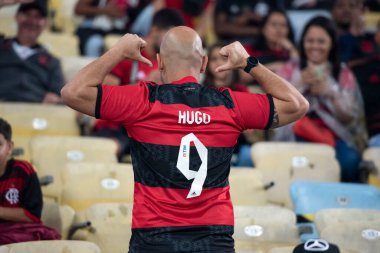 Rio de Janeiro, Rio de Janeiro, Brezilya - Ekim 05, 2022. Flamengo x Maracana Stadyumu 'ndaki Brezilya Şampiyonası için.