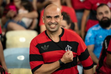 Rio de Janeiro, Rio de Janeiro, Brezilya - Ekim 01, 2022. Flamengo x Bragantino Maracana Stadyumu 'ndaki Brezilya şampiyonası için..