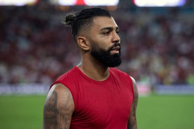 Rio de Janeiro, Rio de Janeiro, Brezilya - Ekim 01, 2022. Flamengo x Bragantino Maracana Stadyumu 'ndaki Brezilya şampiyonası için..