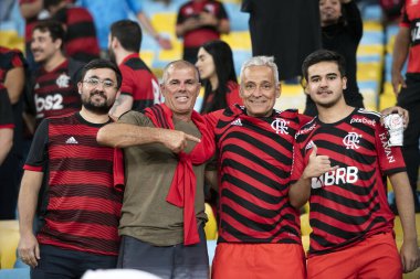 Rio de Janeiro, Rio de Janeiro, Brezilya - 07 Eylül 2022: Flamengo x Velez Sarsfield maçı. Libertadores yarı finali, Maracana Stadyumu 'nda. 