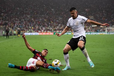 Rio de Janeiro, Rio de Janeiro, Brezilya - 02 Kasım 2022. Maracana Stadyumu 'ndaki Brezilya Şampiyonası için Flamengo x Corinthians. 