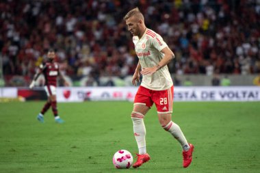Rio de Janeiro, Rio de Janeiro, Brezilya - Ekim 05, 2022. Flamengo x Maracana Stadyumu 'ndaki Brezilya Şampiyonası için.