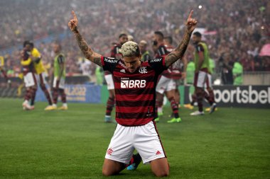 Rio de Janeiro (RJ), 19.10.2022 - Maracana 'daki Copa do Brasil finali için Flamengo x Corinthians arasında maç.