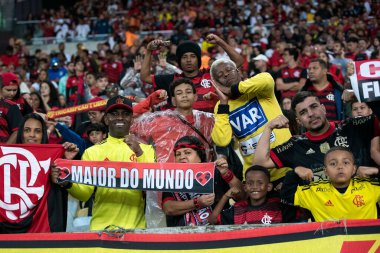 Rio de Janeiro, Rio de Janeiro, Brezilya - 02 Kasım 2022. Maracana Stadyumu 'ndaki Brezilya Şampiyonası için Flamengo x Corinthians. 