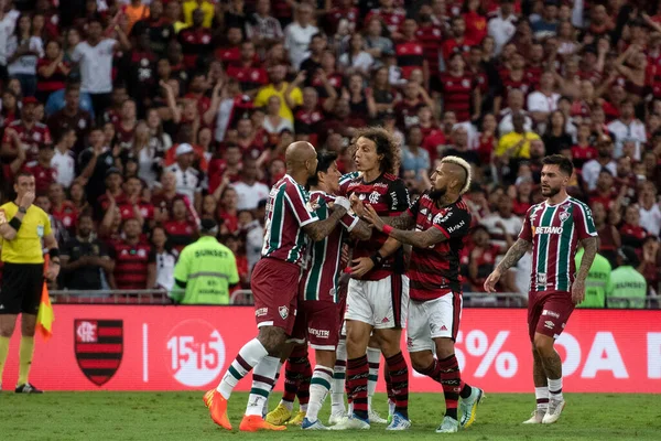 Rio Janeiro Rio Janeiro Brésil Septembre 2022 Flamengo Fluminense Pour — Photo