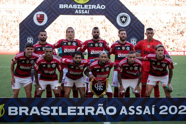 Rio Janeiro 2023 Flamengo Botafogo Match Flamengo Botafogo Maracana Brazilian — Fotografia de Stock