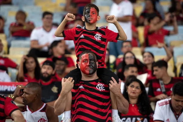 リオデジャネイロ 2022 マラカナでのコパ ブラジルの決勝戦のためのFlamengo Colinsの試合 — ストック写真