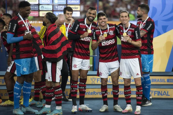 Rio de Janeiro (RJ), 19.10.2022 - Maracana 'daki Copa do Brasil finali için Flamengo x Corinthians arasında maç.