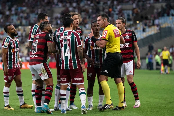 Rio Janeiro Rio Janeiro Brasilien September 2022 Flamengo Fluminense Zur — Stockfoto