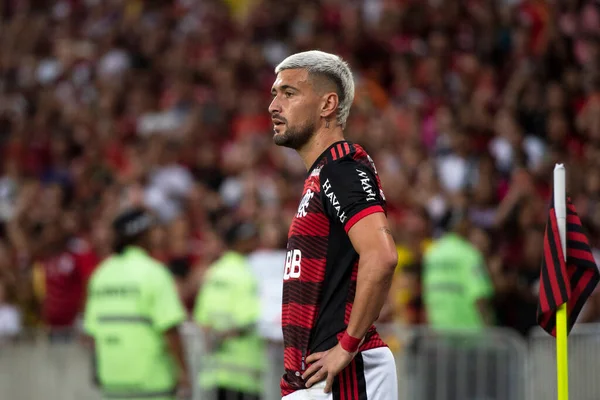 Ρίο Ντε Τζανέιρο 2022 Αγώνας Μεταξύ Flamengo Santos Για Πρωτάθλημα — Φωτογραφία Αρχείου