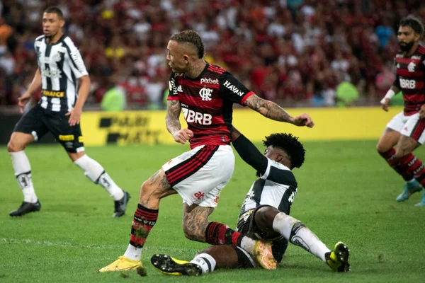 Rio Janeiro 2022 Október Flamengo Santos Mérkőzése Maracanai Brazil Bajnokságon — Stock Fotó