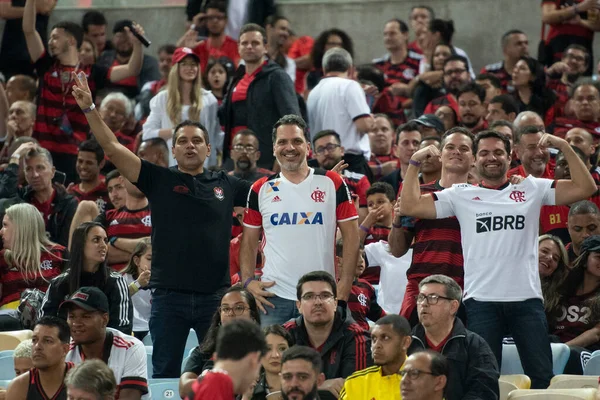 Ріо Жанейро 2022 Матч Між Фламенго Сан Паулу Півфінал Кубка — стокове фото