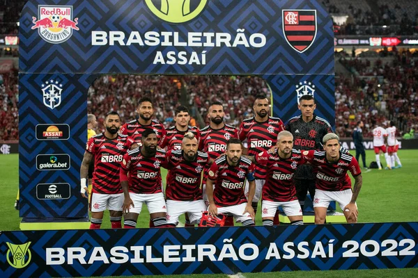 Río Janeiro Río Janeiro Brasil Octubre 2022 Flamengo Bragantino Por — Foto de Stock