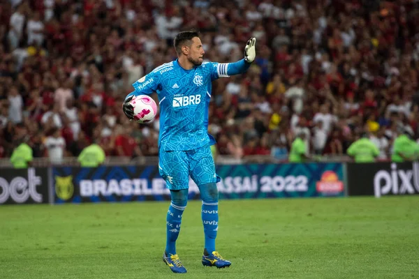 Rio Janeiro 2022 Match Entre Flamengo Santos Pour Championnat Brésil — Photo