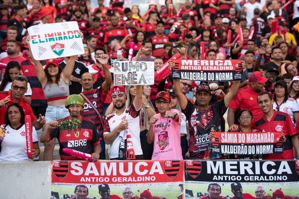 Río Janeiro Río Janeiro Brasil Septiembre 2022 Flamengo Fluminense Por — Foto de Stock