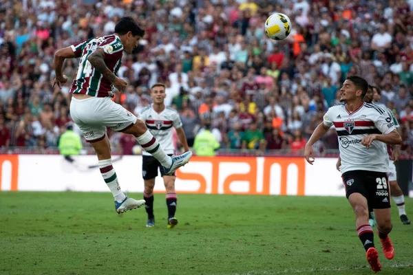 Rio Janeiro 2022 Spiel Zwischen Fluminense Sao Paulo Die Brasilianische — Stockfoto