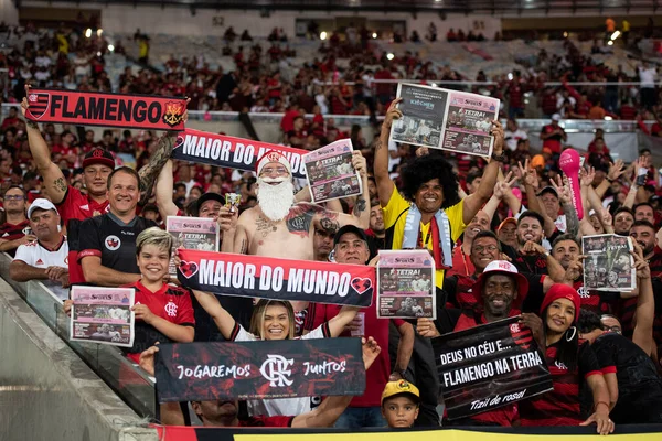 Río Janeiro 2022 Partido Entre Flamengo Corinthians Para Final Copa — Foto de Stock
