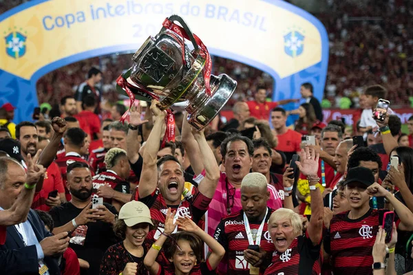 Rio Janeiro 2022 Partita Tra Flamengo Corinthians Finale Della Copa — Foto Stock