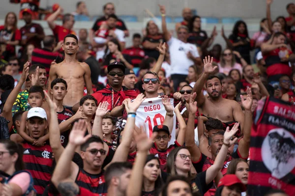 Rio Janeiro 2022 Match Tussen Flamengo Ava Voor Het Braziliaanse — Stockfoto