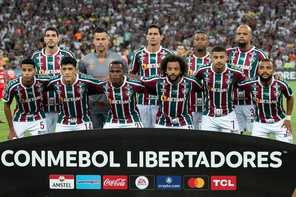 Rio Janeiro 2023 Match Fluminense River Plate Arg Libertadores Maracana — Fotografia de Stock