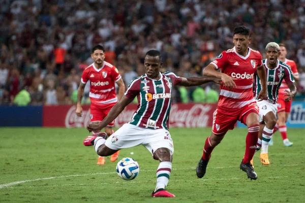 Rio Janeiro 2023 Matcha Mellan Fluminense River Plate Arg Libertadores — Stockfoto