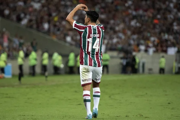 Rio Janeiro 2023 Zápas Mezi Říčními Deskami Fluminense Arg Libertadores — Stock fotografie