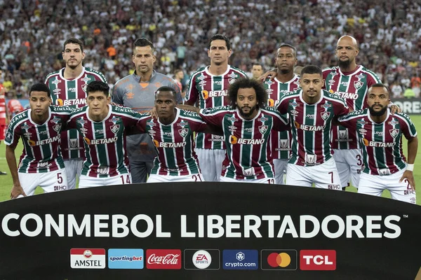 Rio Janeiro 2023 Match Fluminense River Plate Arg Third Libertadores — Fotografia de Stock