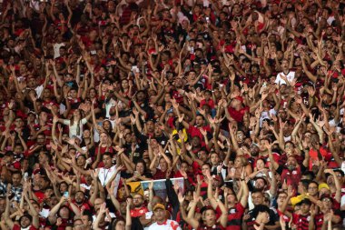 Rio de Janeiro (RJ), 10.05.2023 - Maracan 'da Brasileiro' nun beşinci turu için Flamengo x Gois ile maç.
